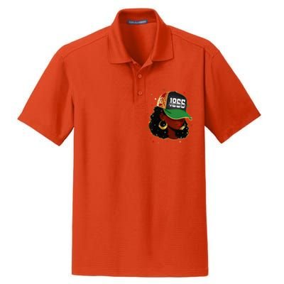 1865 Juneteenth Celebrate African American Freedom Day Dry Zone Grid Polo