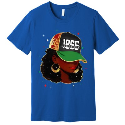 1865 Juneteenth Celebrate African American Freedom Day Premium T-Shirt