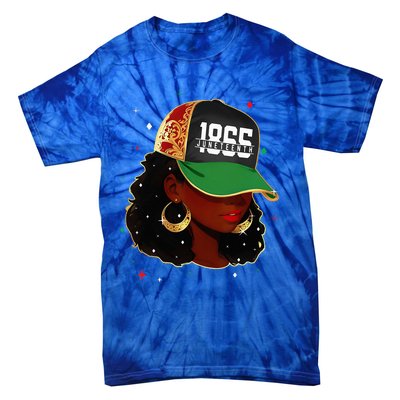 1865 Juneteenth Celebrate African American Freedom Day Tie-Dye T-Shirt