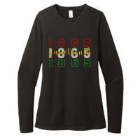 1865 Juneteenth Celebrate African American Freedom Day Womens CVC Long Sleeve Shirt