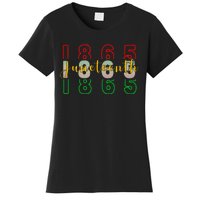 1865 Juneteenth Celebrate African American Freedom Day Women's T-Shirt