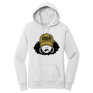 1865 Juneteenth Celebrate Black Magic Melanin  Women's Pullover Hoodie