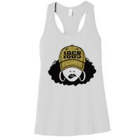 1865 Juneteenth Celebrate Black Magic Melanin  Women's Racerback Tank