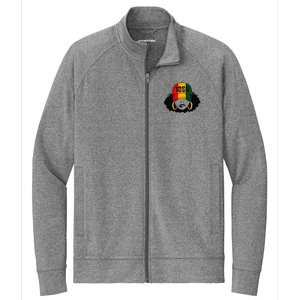 1865 Juneteenth Celebrate Black Magic Melanin  Stretch Full-Zip Cadet Jacket