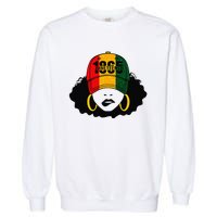 1865 Juneteenth Celebrate Black Magic Melanin  Garment-Dyed Sweatshirt