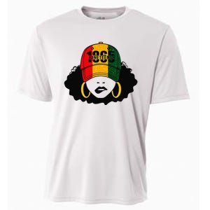 1865 Juneteenth Celebrate Black Magic Melanin  Cooling Performance Crew T-Shirt