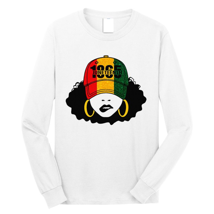 1865 Juneteenth Celebrate Black Magic Melanin  Long Sleeve Shirt