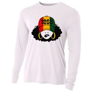 1865 Juneteenth Celebrate Black Magic Melanin  Cooling Performance Long Sleeve Crew