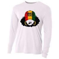 1865 Juneteenth Celebrate Black Magic Melanin  Cooling Performance Long Sleeve Crew