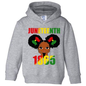 1865 Juneteenth Celebrate African American Freedom Day Women Toddler Hoodie