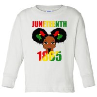 1865 Juneteenth Celebrate African American Freedom Day Women Toddler Long Sleeve Shirt