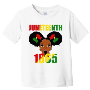 1865 Juneteenth Celebrate African American Freedom Day Women Toddler T-Shirt