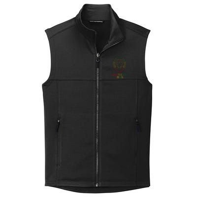 1865 Juneteenth Celebrate Lion African American Freedom Day Collective Smooth Fleece Vest