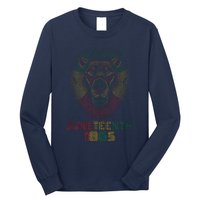 1865 Juneteenth Celebrate Lion African American Freedom Day Long Sleeve Shirt