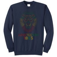 1865 Juneteenth Celebrate Lion African American Freedom Day Sweatshirt