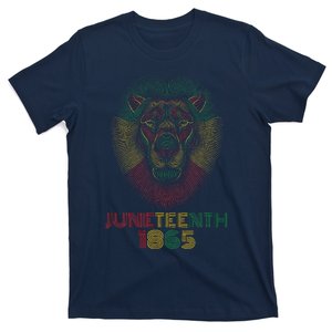 1865 Juneteenth Celebrate Lion African American Freedom Day T-Shirt