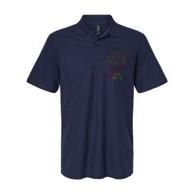 1865 Juneteenth Celebrate Lion African American Freedom Day Softstyle Adult Sport Polo