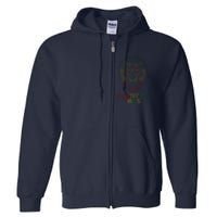 1865 Juneteenth Celebrate Lion African American Freedom Day Full Zip Hoodie