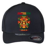 1865 Juneteenth Celebrate Lion African American Freedom Day Flexfit Unipanel Trucker Cap