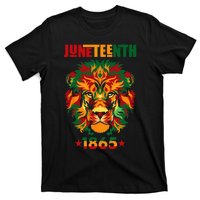 1865 Juneteenth Celebrate Lion African American Freedom Day T-Shirt