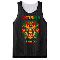 1865 Juneteenth Celebrate Lion African American Freedom Day Mesh Reversible Basketball Jersey Tank