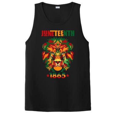 1865 Juneteenth Celebrate Lion African American Freedom Day PosiCharge Competitor Tank