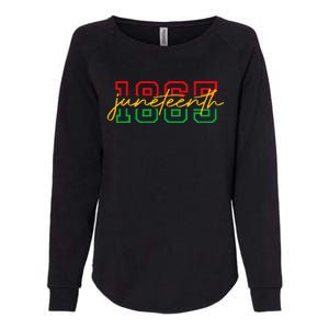 1865 Juneteenth Celebrate African American Freedom Day Women Womens California Wash Sweatshirt