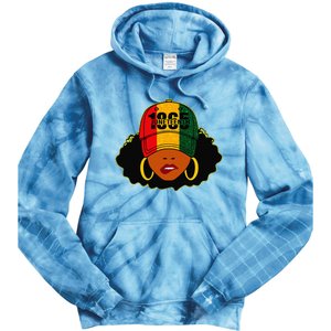 1865 Juneteenth Celebrate Black Magic Melanin  Tie Dye Hoodie