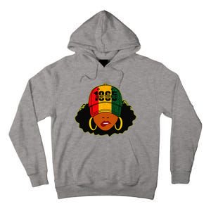 1865 Juneteenth Celebrate Black Magic Melanin  Tall Hoodie