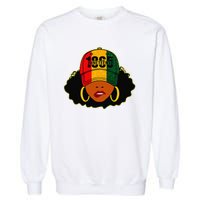 1865 Juneteenth Celebrate Black Magic Melanin  Garment-Dyed Sweatshirt