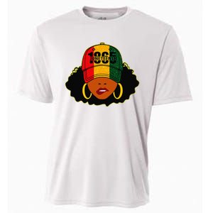 1865 Juneteenth Celebrate Black Magic Melanin  Cooling Performance Crew T-Shirt