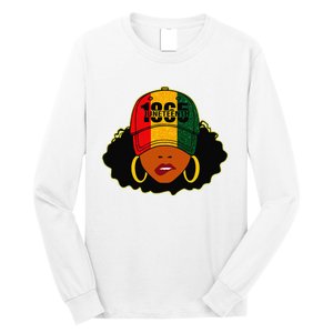 1865 Juneteenth Celebrate Black Magic Melanin  Long Sleeve Shirt