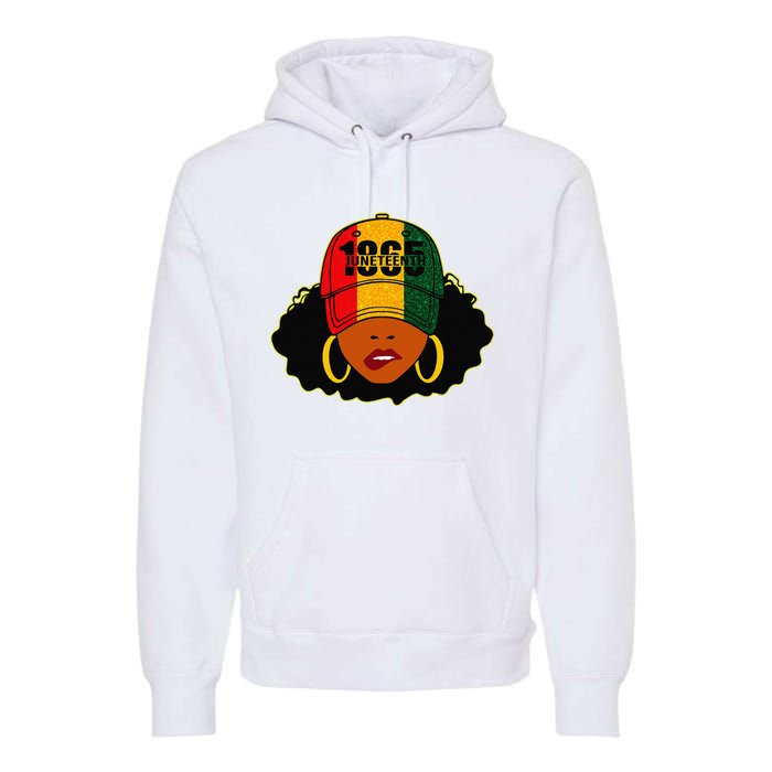 1865 Juneteenth Celebrate Black Magic Melanin  Premium Hoodie