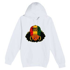 1865 Juneteenth Celebrate Black Magic Melanin  Premium Pullover Hoodie