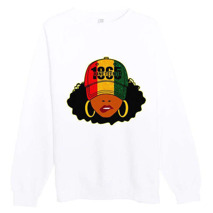 1865 Juneteenth Celebrate Black Magic Melanin  Premium Crewneck Sweatshirt