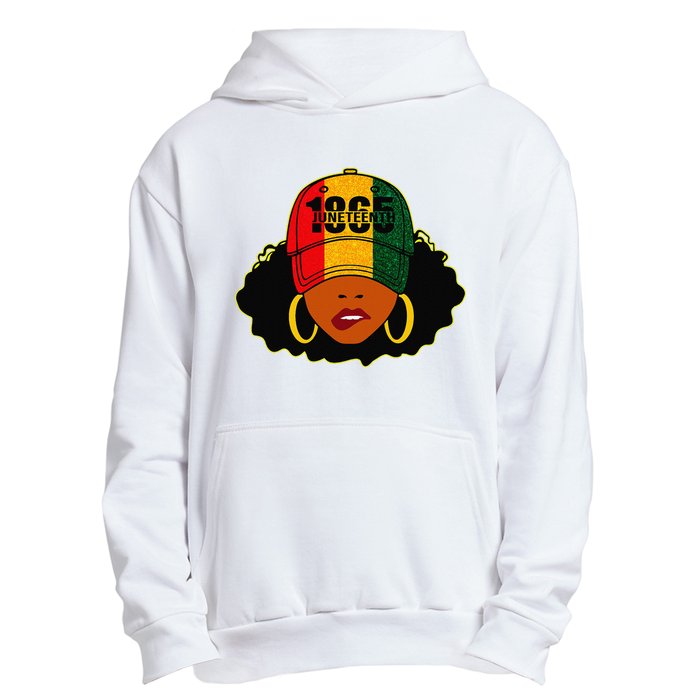 1865 Juneteenth Celebrate Black Magic Melanin  Urban Pullover Hoodie