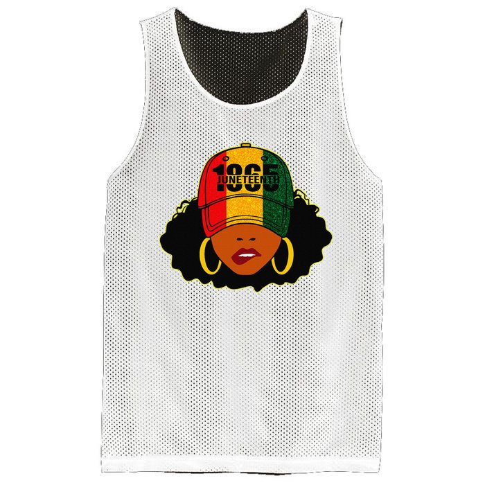 1865 Juneteenth Celebrate Black Magic Melanin  Mesh Reversible Basketball Jersey Tank