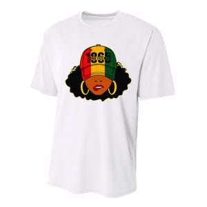 1865 Juneteenth Celebrate Black Magic Melanin  Performance Sprint T-Shirt