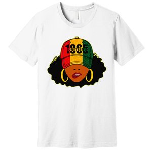 1865 Juneteenth Celebrate Black Magic Melanin  Premium T-Shirt