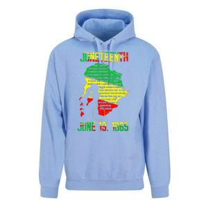 1865 Juneteenth Celebrating Black Black Queen African Unisex Surf Hoodie