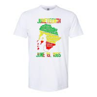 1865 Juneteenth Celebrating Black Black Queen African Softstyle CVC T-Shirt