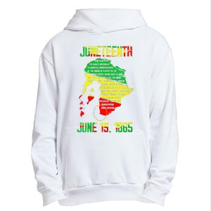 1865 Juneteenth Celebrating Black Black Queen African Urban Pullover Hoodie