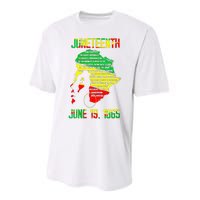 1865 Juneteenth Celebrating Black Black Queen African Performance Sprint T-Shirt