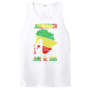 1865 Juneteenth Celebrating Black Black Queen African PosiCharge Competitor Tank