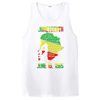 1865 Juneteenth Celebrating Black Black Queen African PosiCharge Competitor Tank