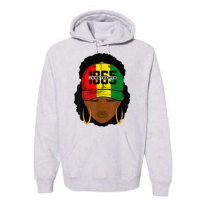 1865 Juneteenth Celebrate Black Magic Melanin Women Premium Hoodie