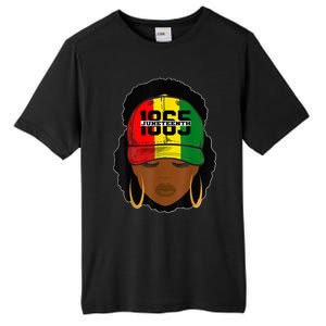 1865 Juneteenth Celebrate Black Magic Melanin Women Tall Fusion ChromaSoft Performance T-Shirt