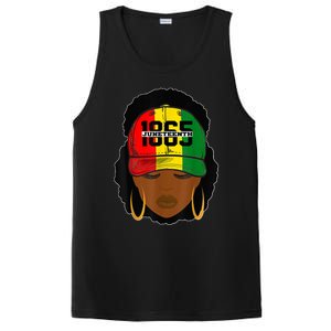 1865 Juneteenth Celebrate Black Magic Melanin Women PosiCharge Competitor Tank