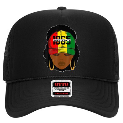 1865 Juneteenth Celebrate Black Magic Melanin Women Trucker Hat
