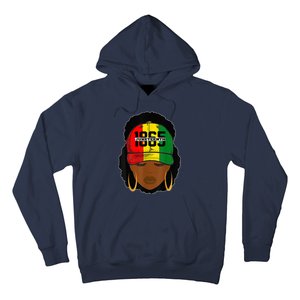 1865 Juneteenth Celebrate Black Magic Melanin Women Hoodie